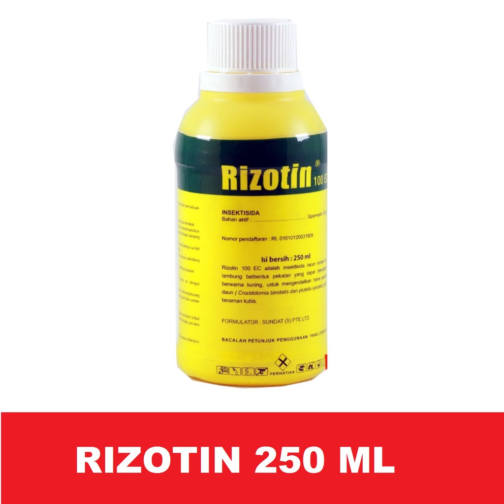 Jual Rizotin 250 ml Obat belalang dan Ulat Grayak | Shopee Indonesia