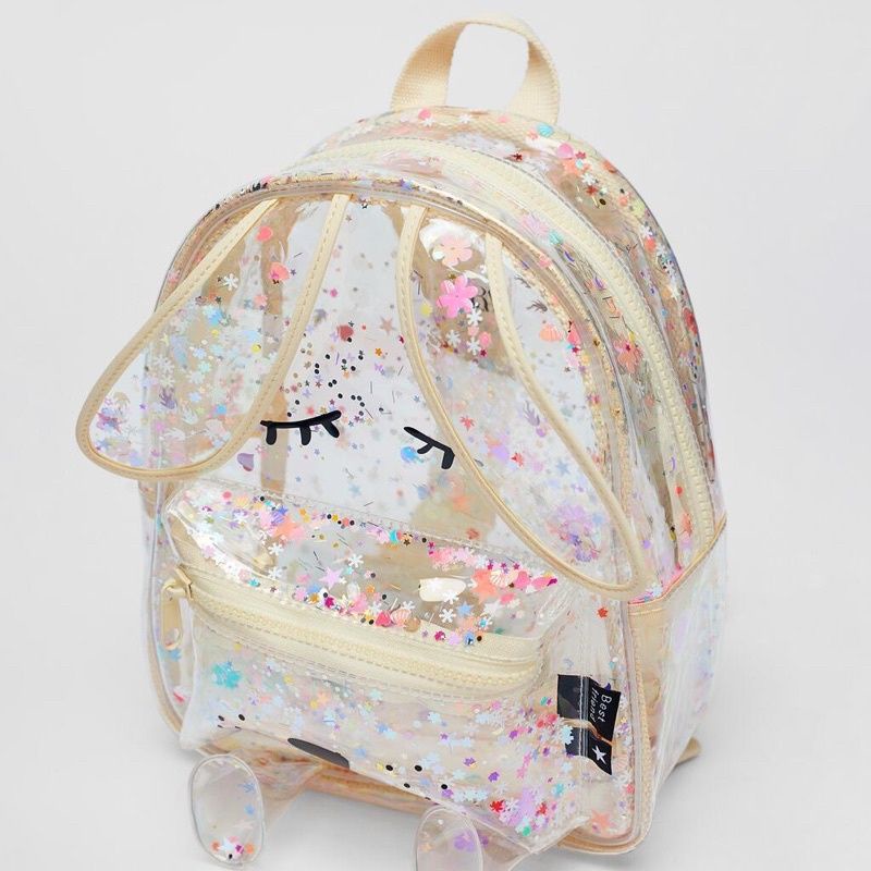 Zara backpack outlet glitter