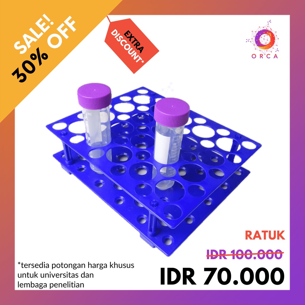 Jual Conical Tube Rack - Rak Tabung Konikal 15ml 50ml | Shopee Indonesia