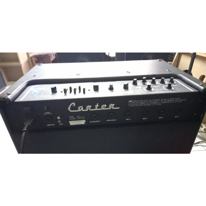 Jual carter ampli keyboard CK3 4 input speaker 15 inchi amplifier ...