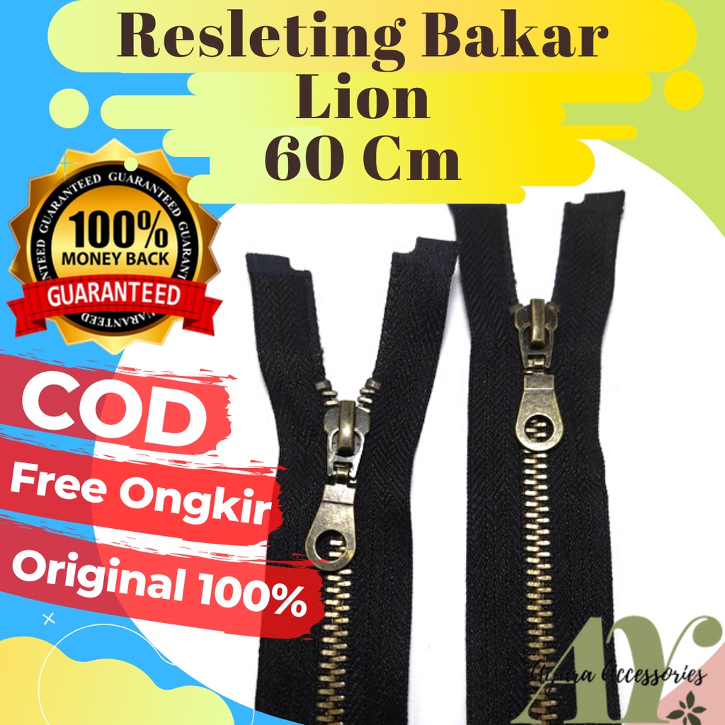 Jual Resleting Zipper Sleting Jaket Lion Bakar Panjang Cm Shopee