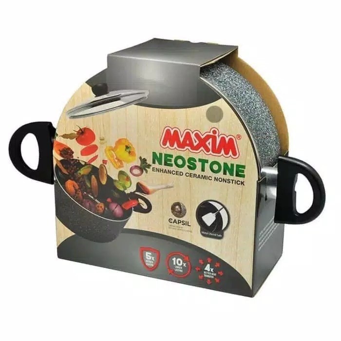 Jual Maspion Maxim Neostone Panci Teflon Anti Lengket Cm Shopee