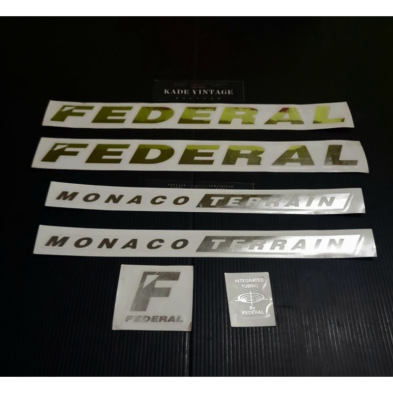 Jual Sticker decal stiker Federal Monaco Terrain ORIGINAL | Shopee ...