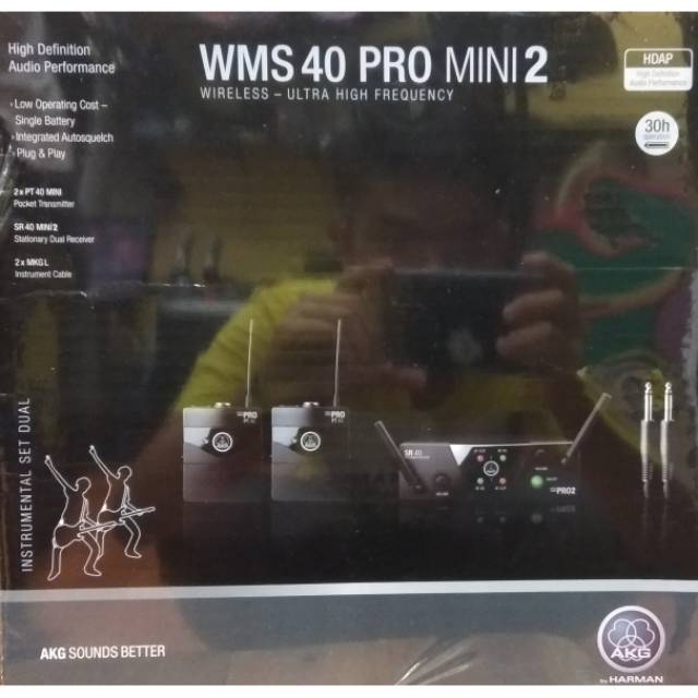 Jual AKG WMS 40 PRO MINI 2 (duo) | Shopee Indonesia