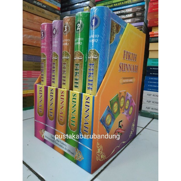 Jual [original] Buku Fiqih Sunnah Lengkap 5 Jilid Hc Plus Box Edisi