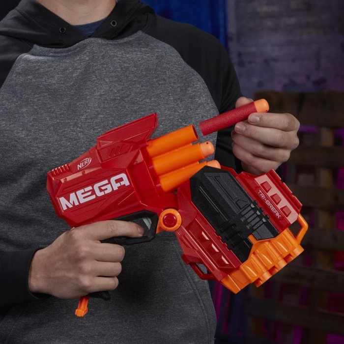 Jual HASBRO Nerf N-Strike Mega Tri-Break | Shopee Indonesia