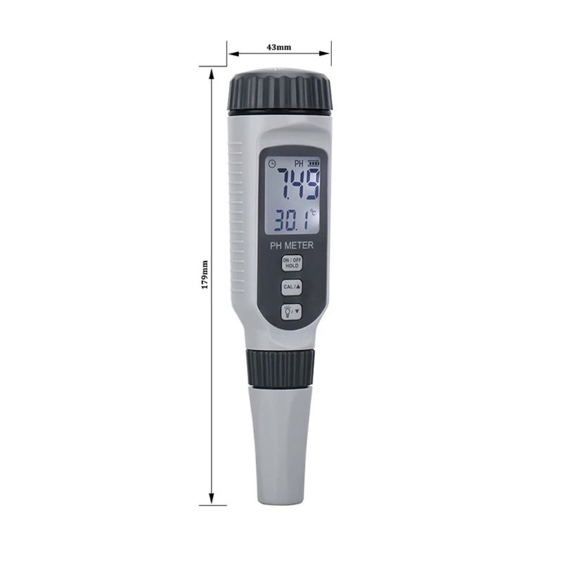 Jual Smart Sensor PH808 Portable Digital Pen PH Meter 0~14pH Water ...
