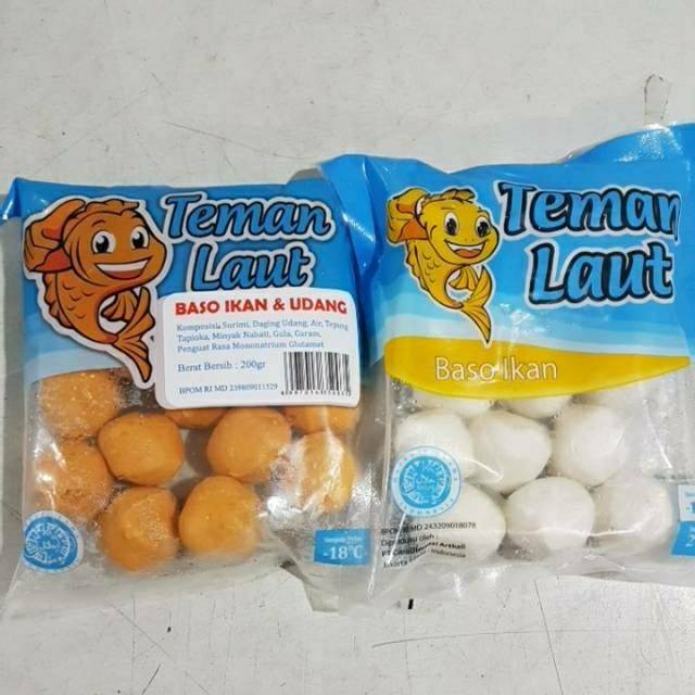 Jual Teman Laut Baso Ikan And Udang 200gr Shopee Indonesia