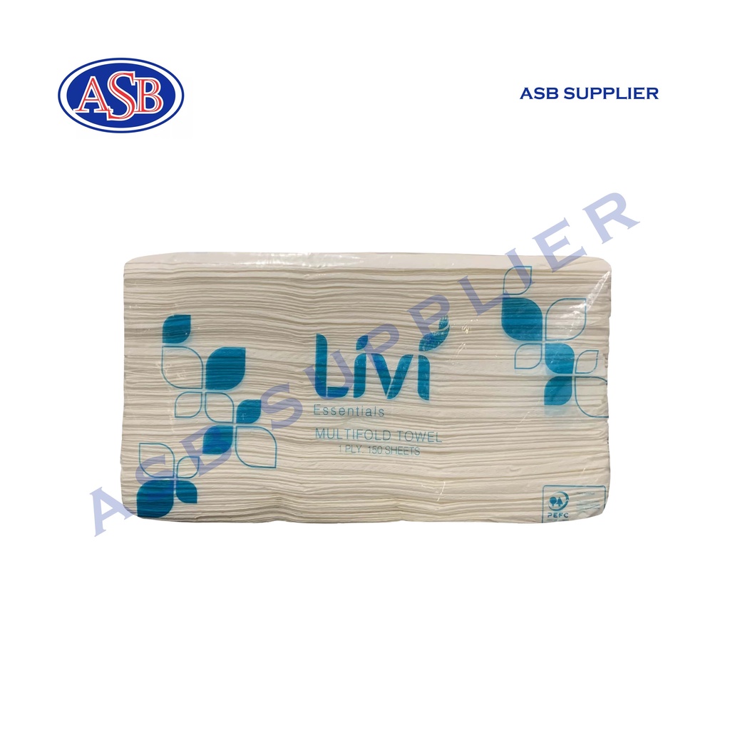 Jual Tissue / Tisu LIVI Evo Premium Essentials Multifold Towel (150 ...