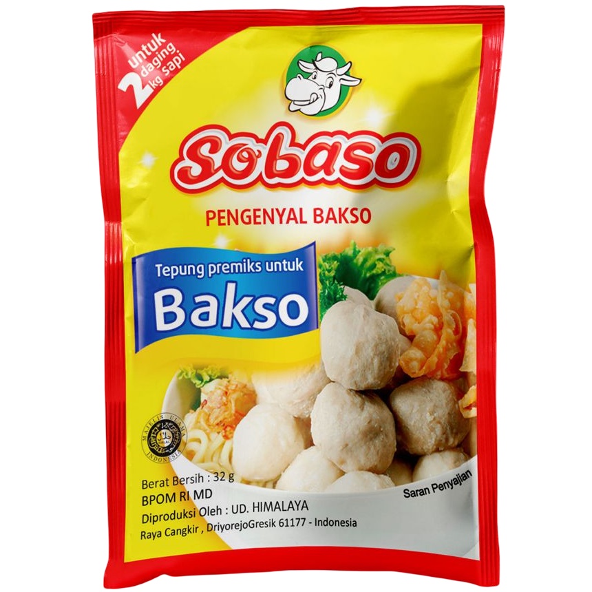 Jual Sobaso Pengenyal Bakso 32gr Tepung Premiks Untuk Bakso Shopee