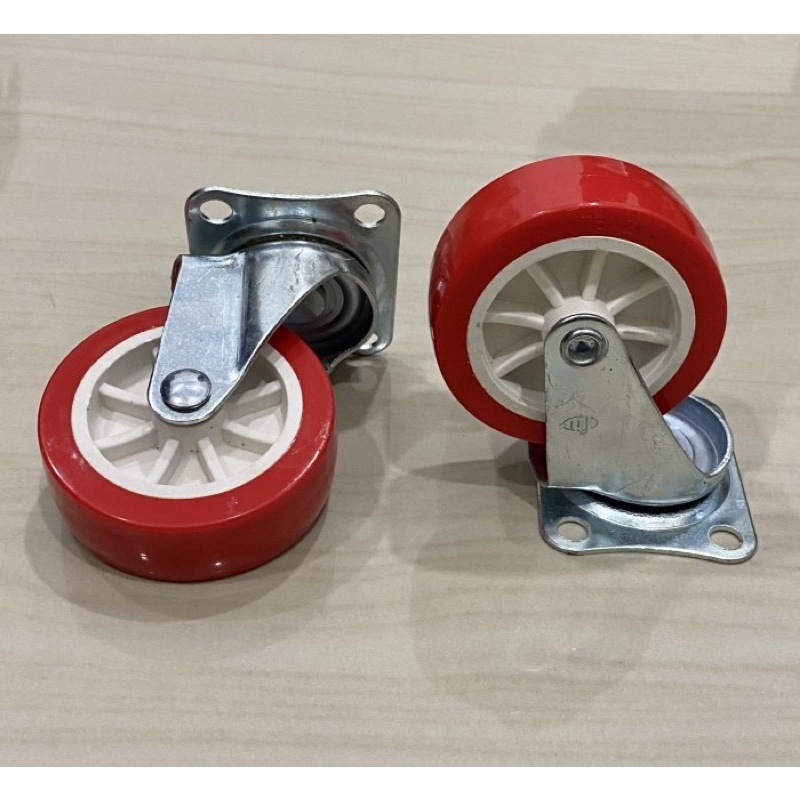 Jual NILON MERAH 3”HH Roda caster 3