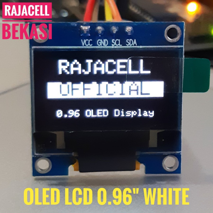 Jual LCD OLED 0.96" WHITE I2C Module for Arduino Display | Shopee Indonesia
