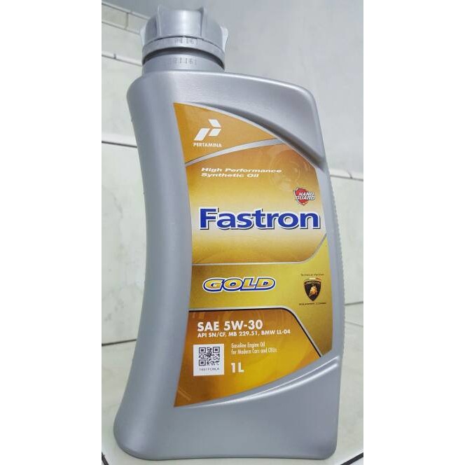 Jual Oli Asli Original Pertamina Fastron Gold 5W-30 API SN/CF ILSAC GF ...