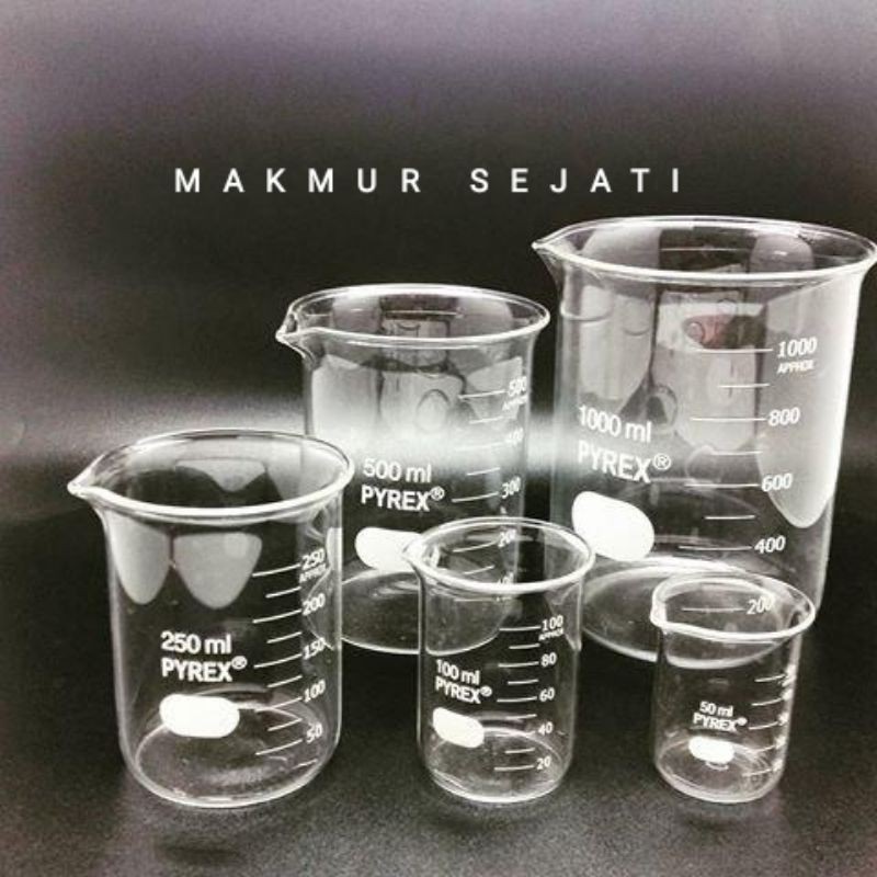 Jual Beaker Glass Pyrex Beaker Low Form Gelas Kimia Pyrex Shopee Indonesia 6522