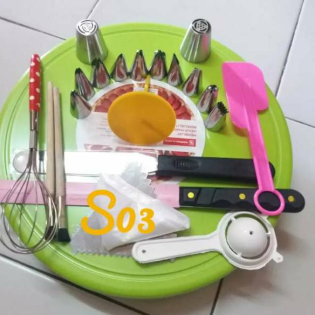 Jual PAKET DEKORASI KUE TART ULANG TAHUN S03 | Shopee Indonesia