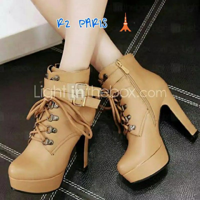 Jual sepatu boot helg heal terbaru | Shopee Indonesia