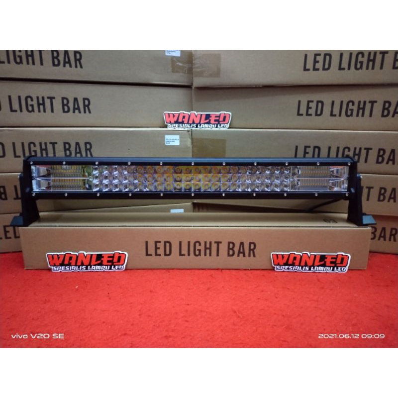 Jual LAMPU LED BAR LIGHT BAR 60 CM 2 WARNA PUTIH KUNING 5 MODE COMBO ...