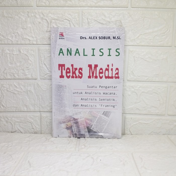 Jual Analisis Teks Media (Suatu Pengantar ) - Rosda | Shopee Indonesia