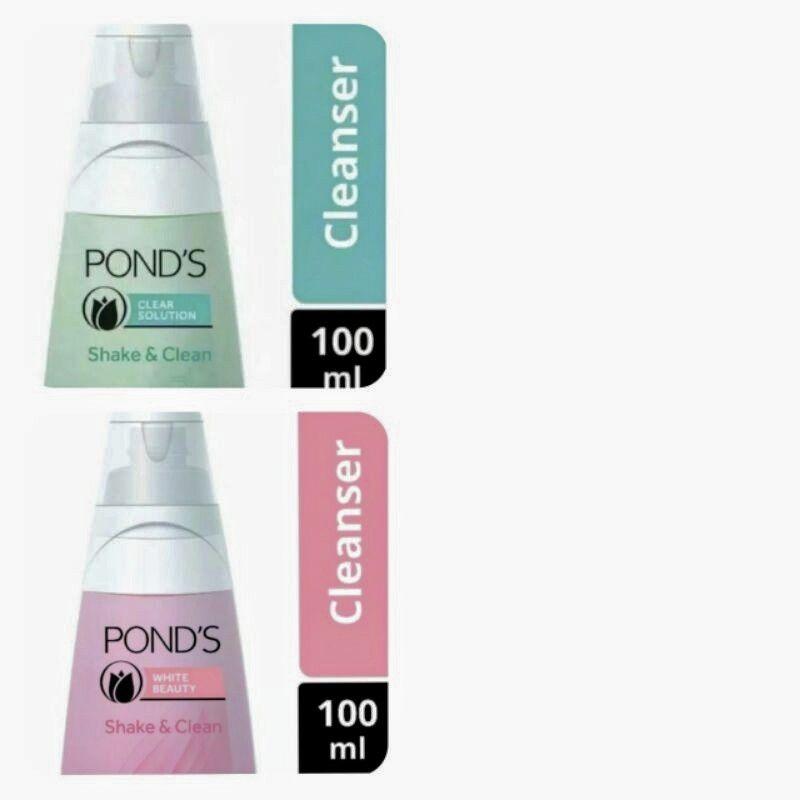 Jual Ponds white Beauty shake&Clean 100 ml | Shopee Indonesia