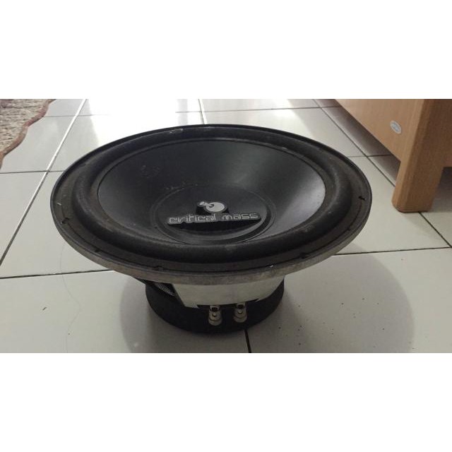 Critical sales mass subwoofer