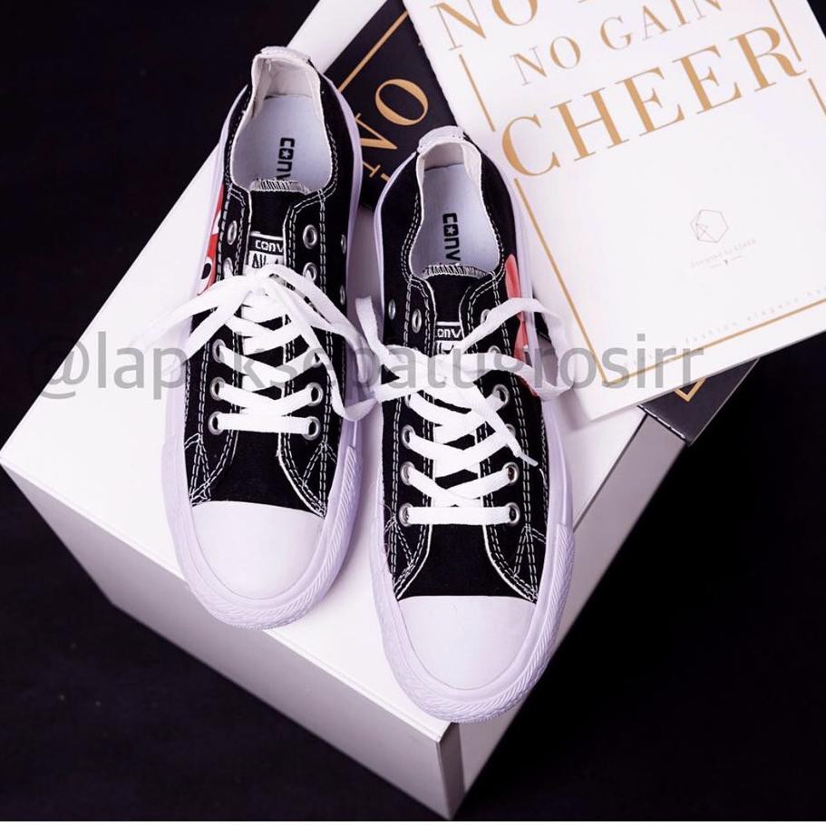 Converse cdg hotsell asli dan palsu