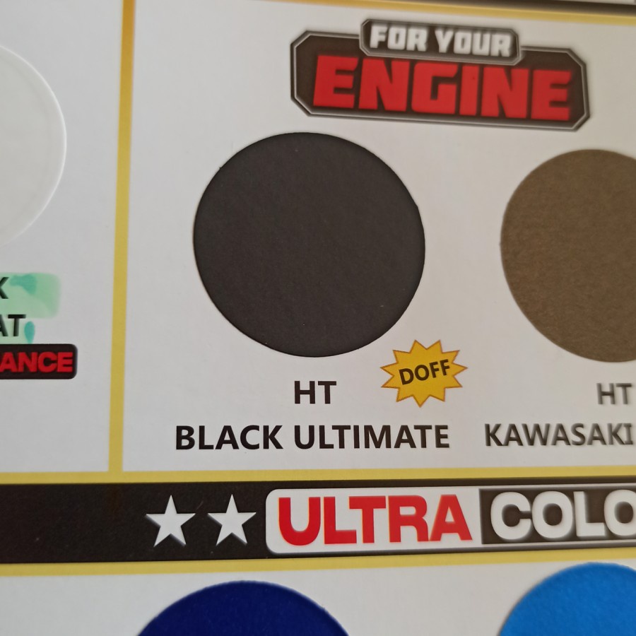 Jual SAPPORO ULTIMATE ** HT 01 HI TEMP BLACK Hitam Doff Cat Semprot ...