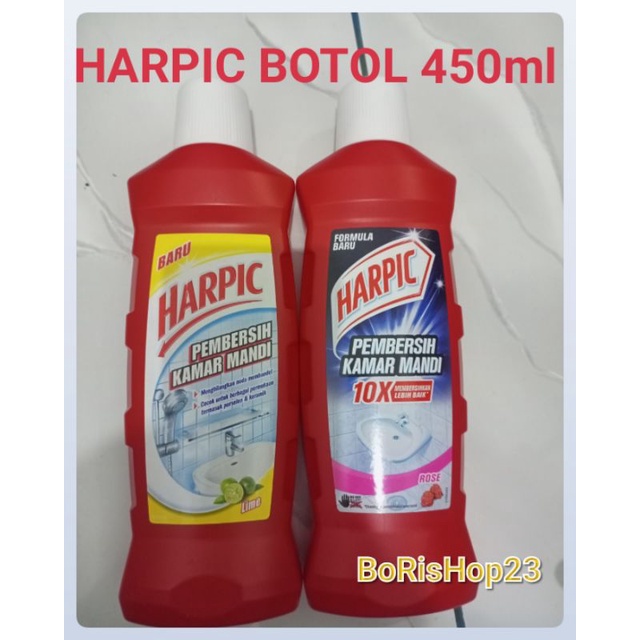 Jual Harpic Pembersih Kamar Mandi Botol 450ml | Shopee Indonesia