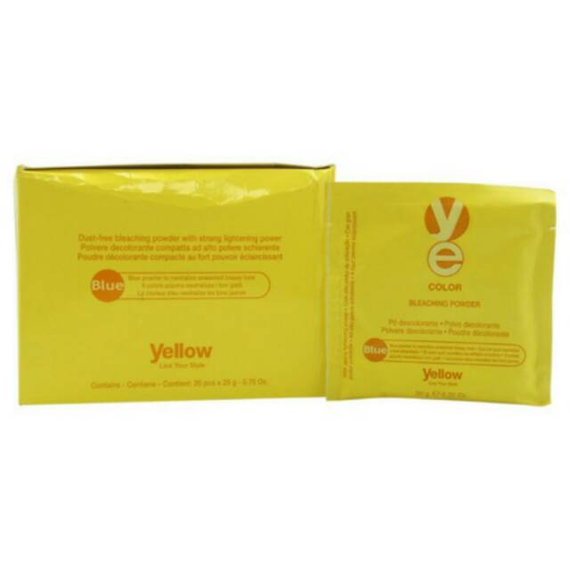 Jual YELLOW BLEACHING POWDER 20 G ( SACHET ) Shopee Indonesia