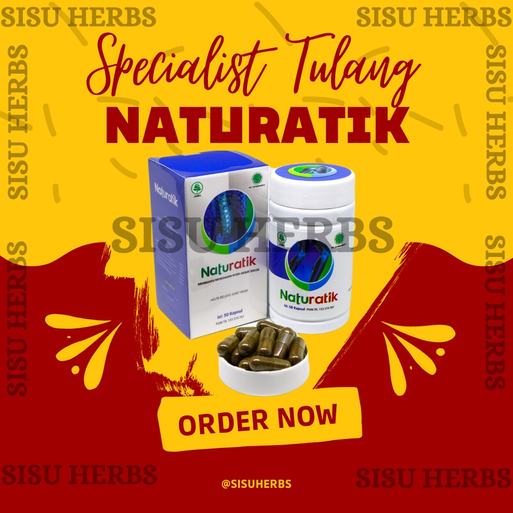 Jual Naturatik Original Isi 30 And 50 Kapsul Obat Herbal Asam Urat Nyeri