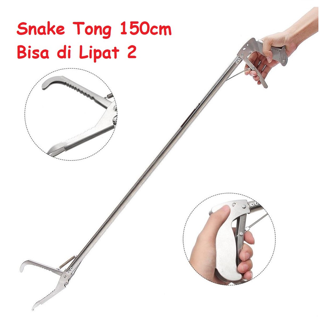 Jual Termurah Cm Penjepit Penangkap Tongkat Ular Grab Stick Snake Tongs Lock Shopee Indonesia