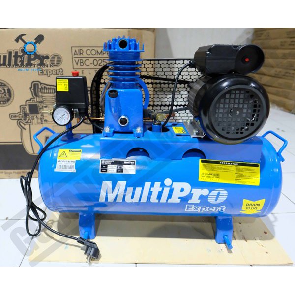 Kompresor Angin LISTRIK 30L MULTIPRO VBC025 1/4HP - Air Compressor 30 Liter Motor Listrik VBC 025 MULTIPRO VBC25/30