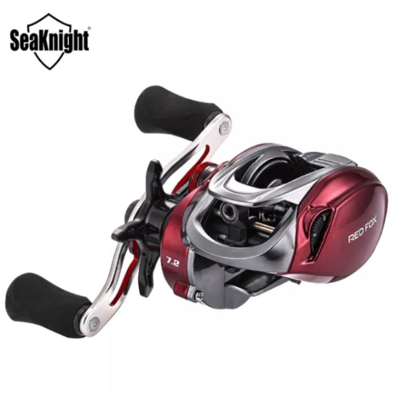 Jual Reel Baitcasting Drag Cliker Seaknight Red Fox | Shopee Indonesia