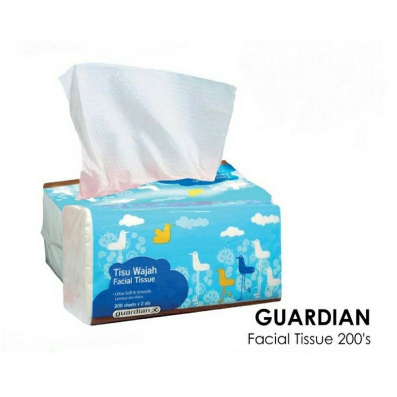 Jual Guardian Tisu Wajah 200sheet Facial tissue | Shopee Indonesia