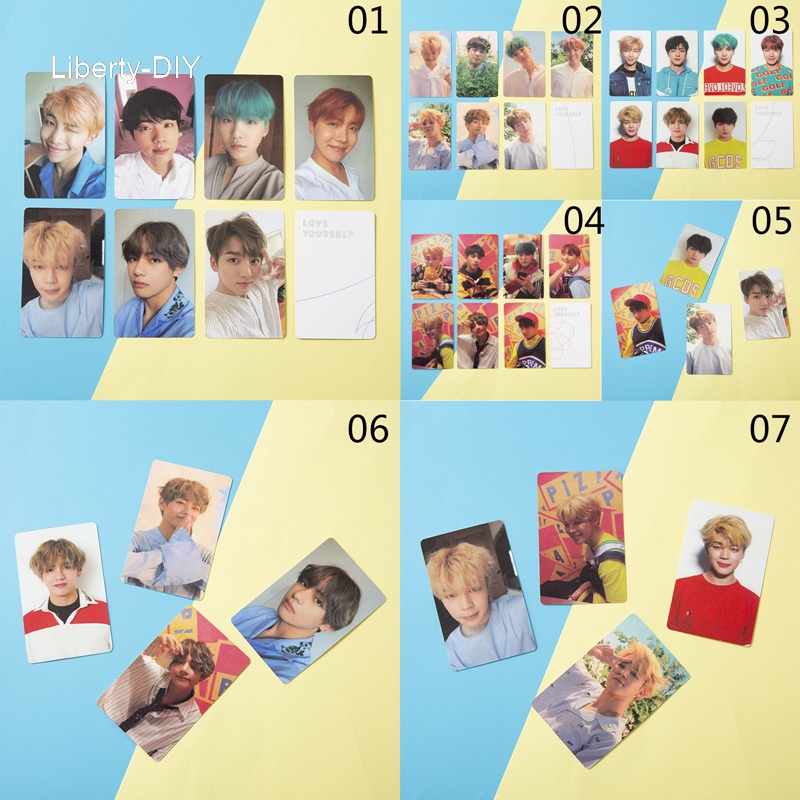 Jual Kartu Pos Lomo Foto Kpop Bts Love Youself Her Jimin V Jungkook Rm Jin Suga Jhope Shopee 8266