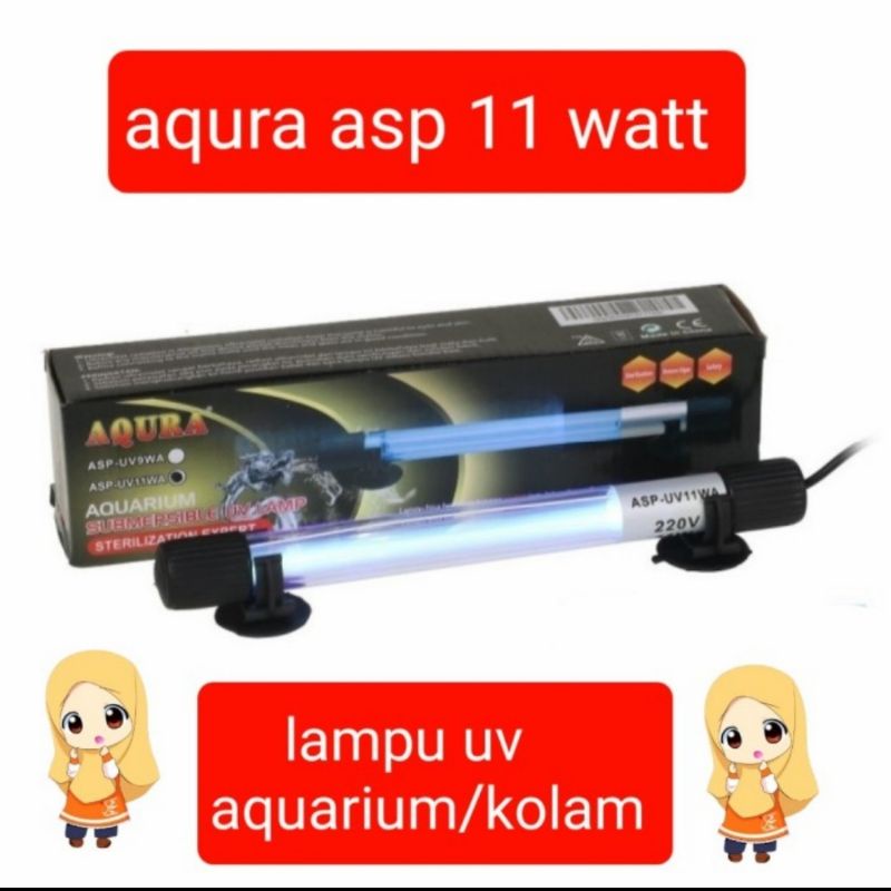 Jual Lampu Uv Sterilisasi Aqura Asp Uv 11 Watt Lampu Uv Untuk Filter