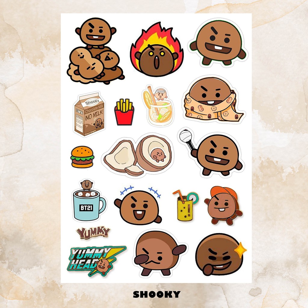 Jual Stiker Pack BT21 Murah Meriah | Shopee Indonesia