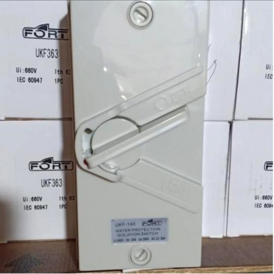 Jual Weather Protection Isolation Switch UKF163 / UKF-163 2P 63A Fort ...