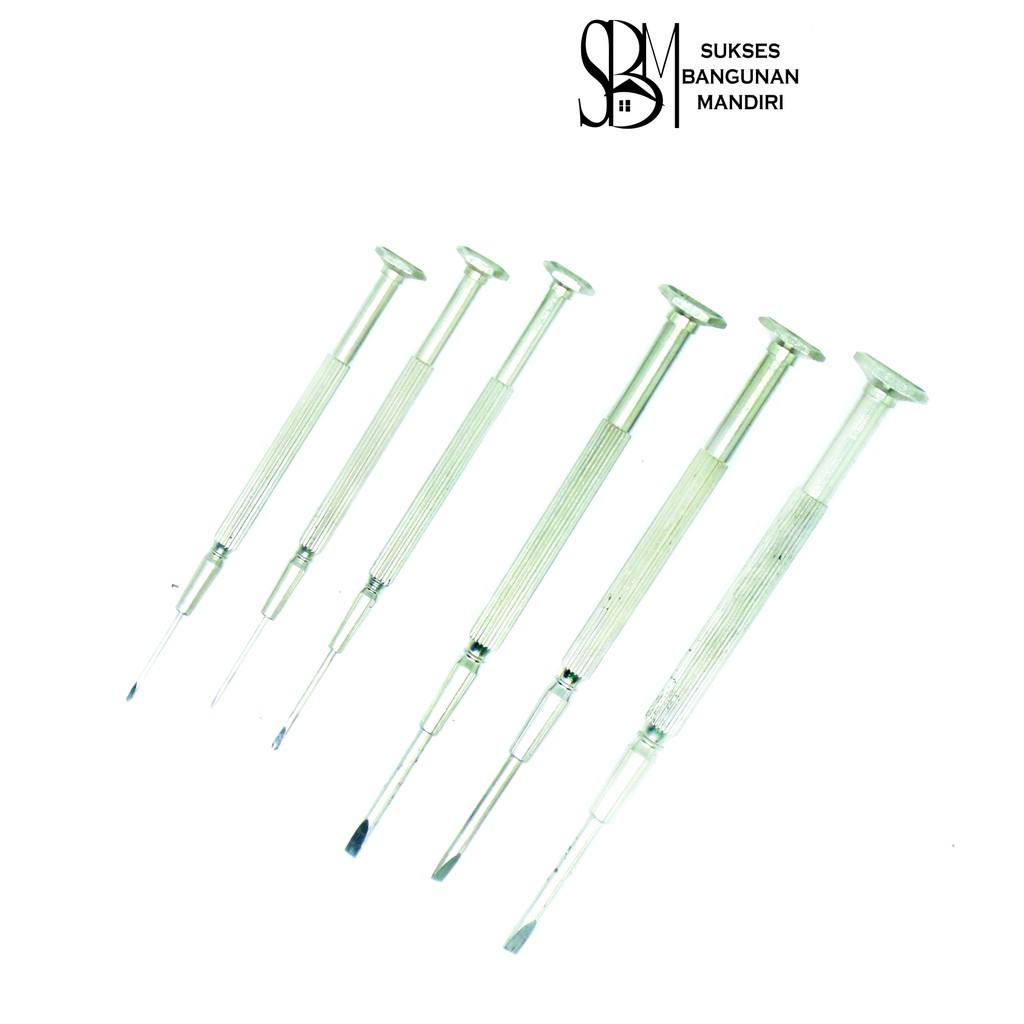 Jual 6 pcs Jeweller's Screw Driver Set | Shopee Indonesia