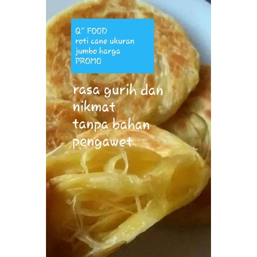 Jual roti cane/canai/maryam ukuran besar dan lembut PROMO isi (5 pcs ...