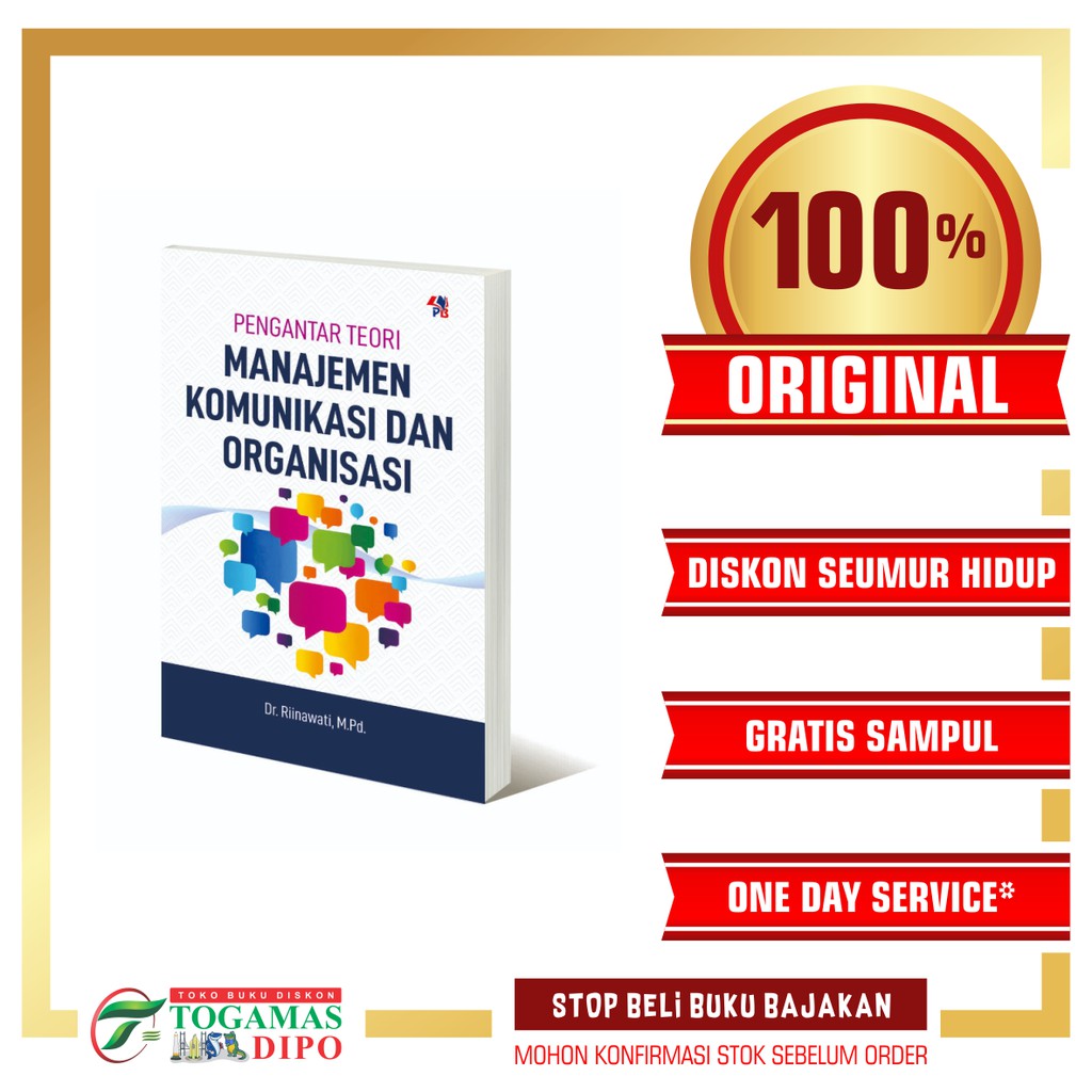 Jual BUKU PENGANTAR TEORI MANAJEMEN KOMUNIKASI DAN ORGANISASI | Shopee ...