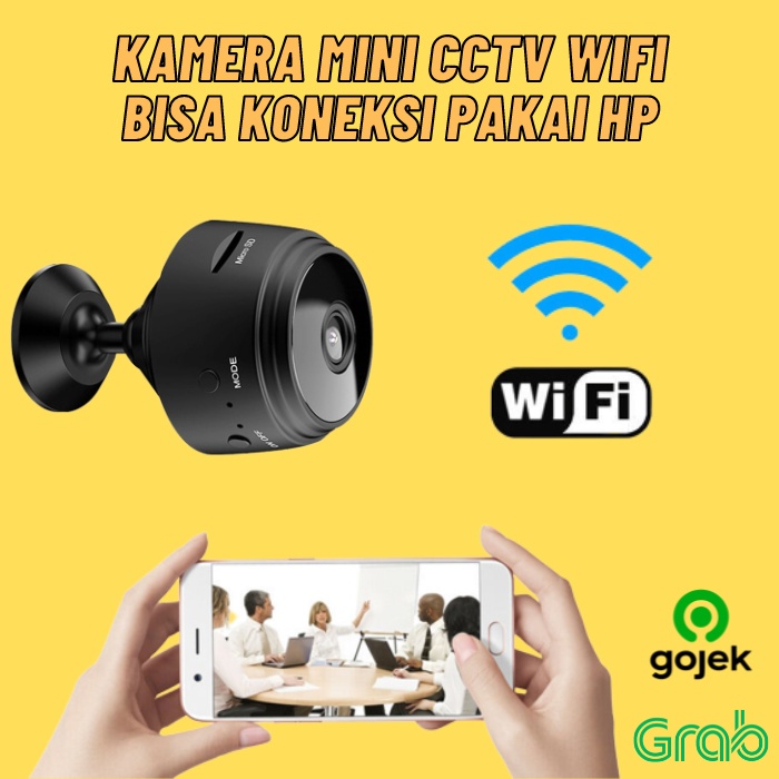 Kamera cctv hot sale wifi mini