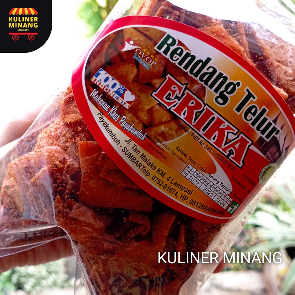 Jual Rendang Telur Erika Original Oleh Oleh Cemilan Payakumbuh Padang ...