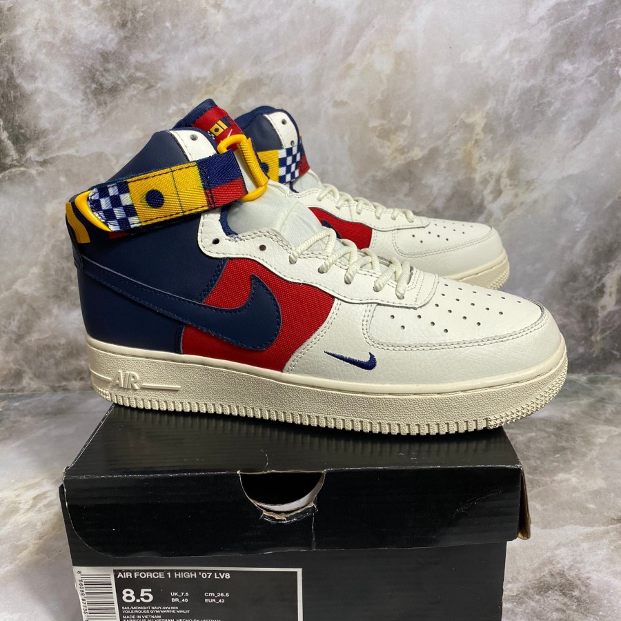 Jual Sepatu Nike Air Force 1 Nautical Redux Midnight Navy Sail Shopee Indonesia