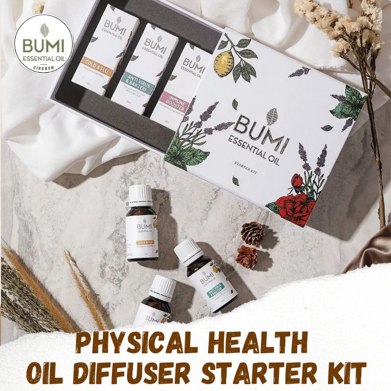 Jual BUMI ESSENTIAL OIL PHYSICAL HEALTH OIL DIFFUSER STARTERKIT (IMMUNE ...