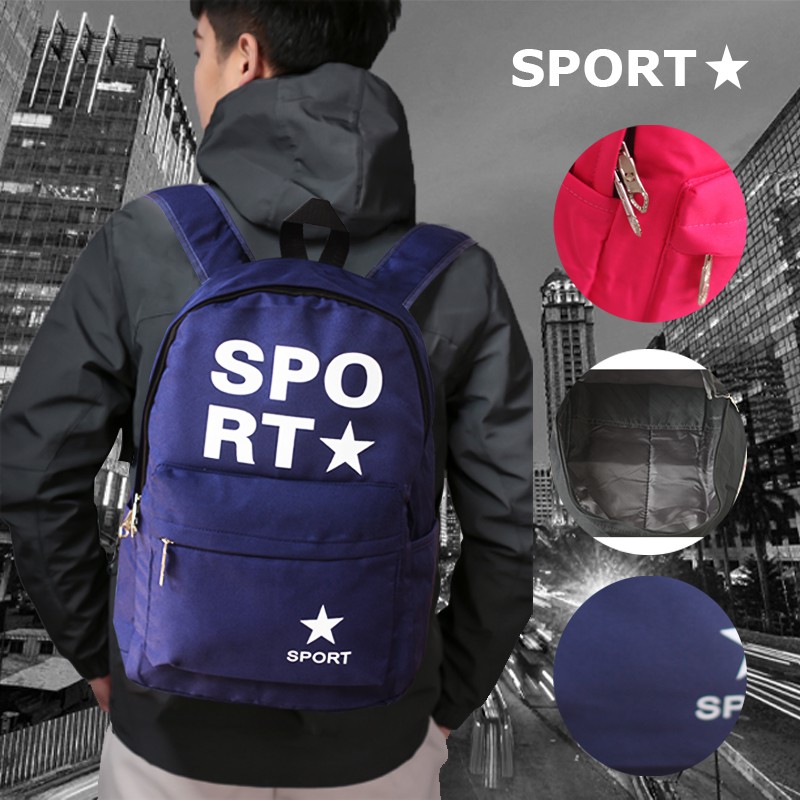 Jual Tas Ransel Pria SPORT Colorful / Tas Sekolah / Tas Traveling Besar ...