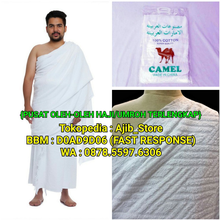 Jual SUPER QUALITY !! Kain Ihrom/Ihram Camel Pakaian/Baju Haji & Umroh ...