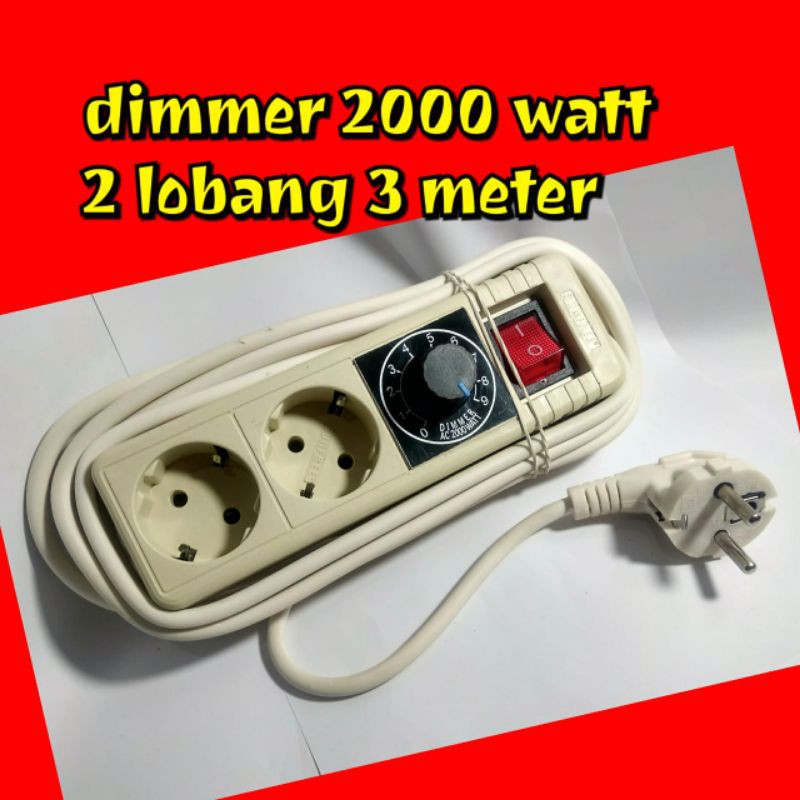 Jual PENGATUR KECEPATAN DIMMER 2000W 2000 WAT DIMMER AC 2000W / SCR ...