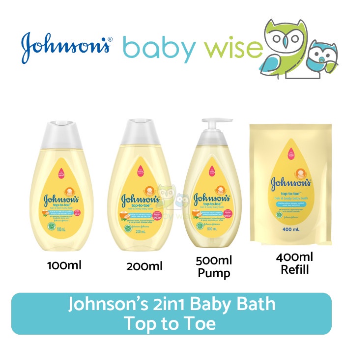 Jual Johnson's 2in1 Baby Bath Top to Toe Sabun dan Shampo Anak Bayi Shopee Indonesia