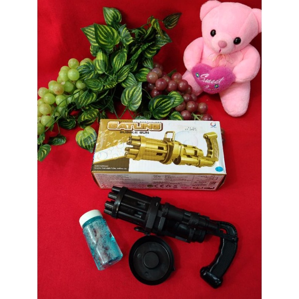 Jual Pistol balon gatling Bubble gun | Shopee Indonesia