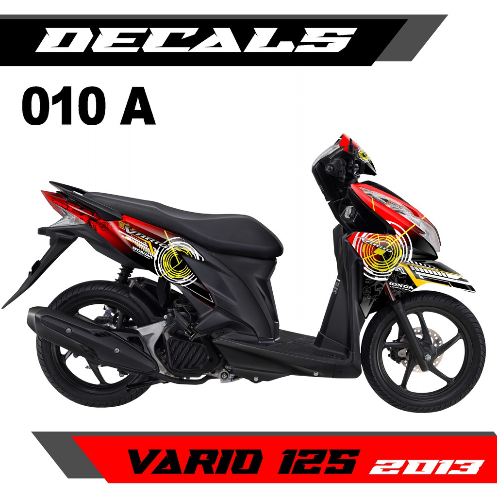 Jual Decal Stiker - Dekal Sticker Honda Vario 125 Fi 2013 Design TECHNO